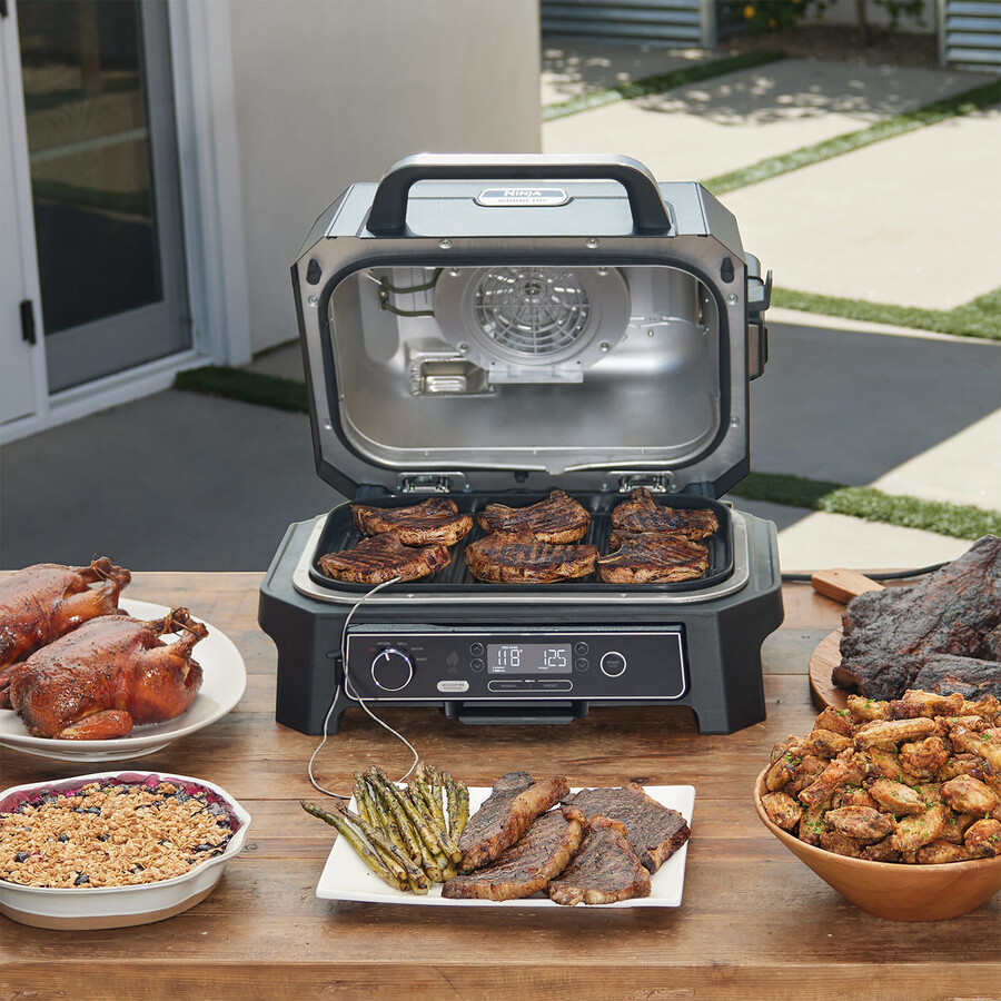 barbecue et fumoir électrique ninja woodfire pro xl og850uk