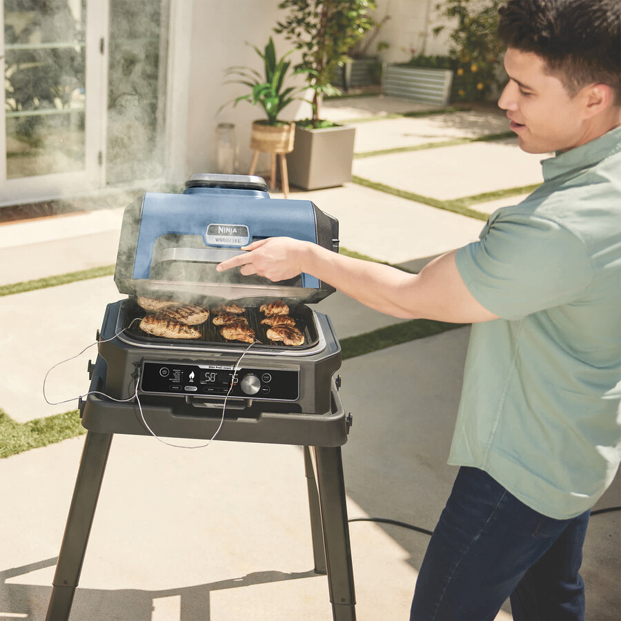 barbecue et fumoir électrique ninja woodfire pro connect xl