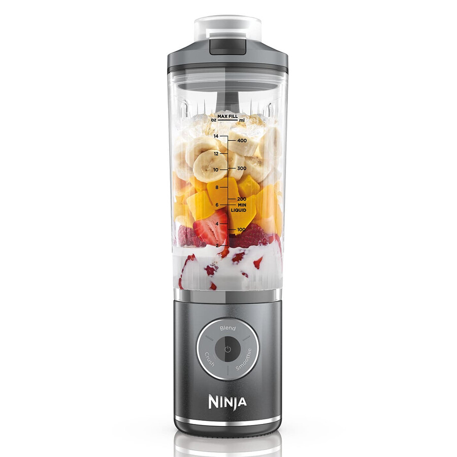 mixeur portable ninja blast max - gris clair bc251ukgy