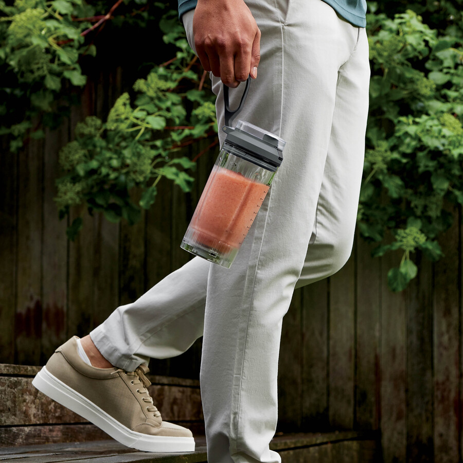 mixeur portable ninja blast max - gris clair bc251ukgy