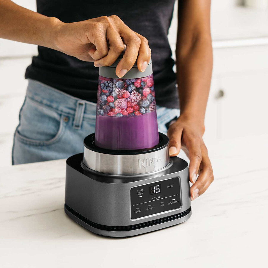 blender ninja foodi power nutri 2-en-1 avec smart torque et auto-iq 1100 w - cb100uk