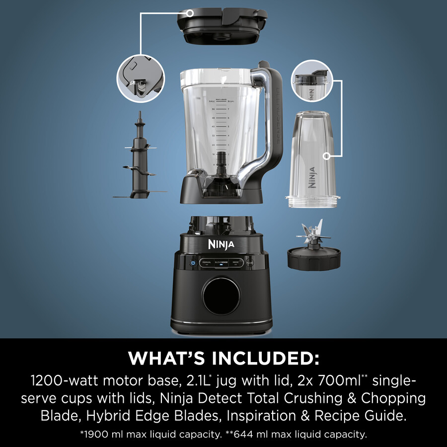 ninja detect power blender pro et portion individuelle tb301uk