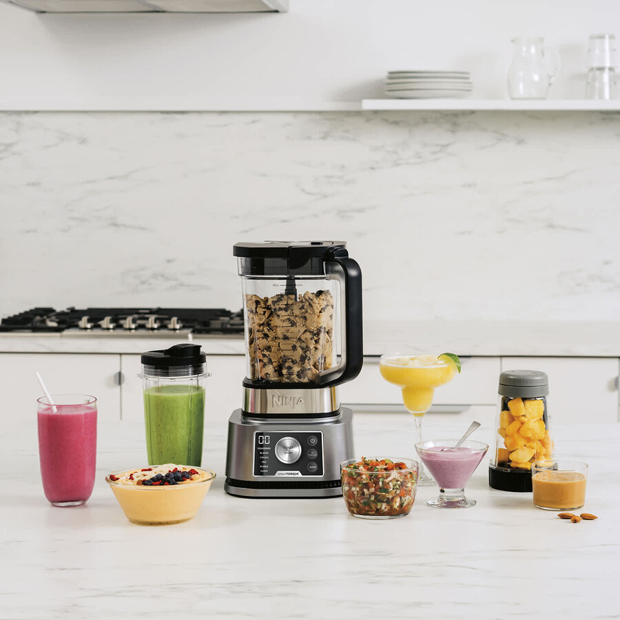 blender ninja foodi power nutri 3-en-1 avec smart torque et auto-iq 1200 w - cb350uk