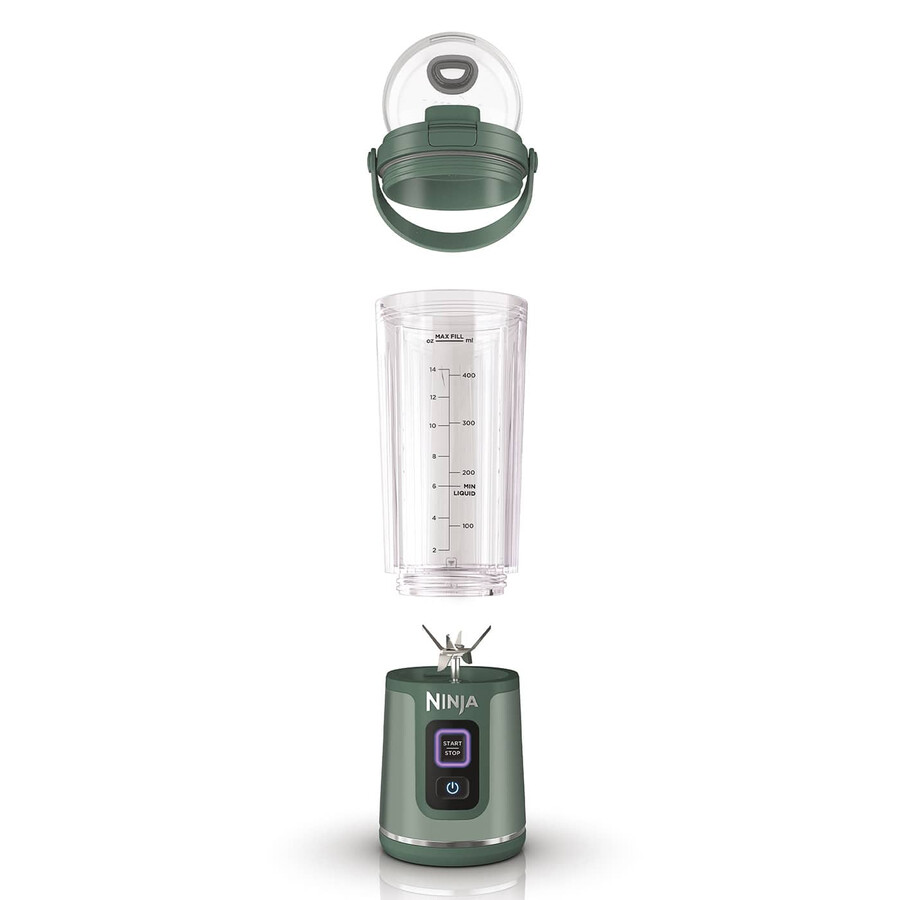 mixeur portable sans fil ninja blast – vert forêt bc151ukem