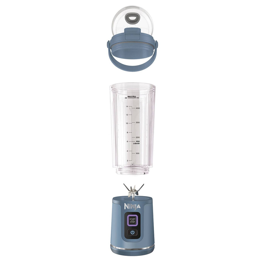 mixeur portable sans fil ninja blast – bleu denim bc151uknv