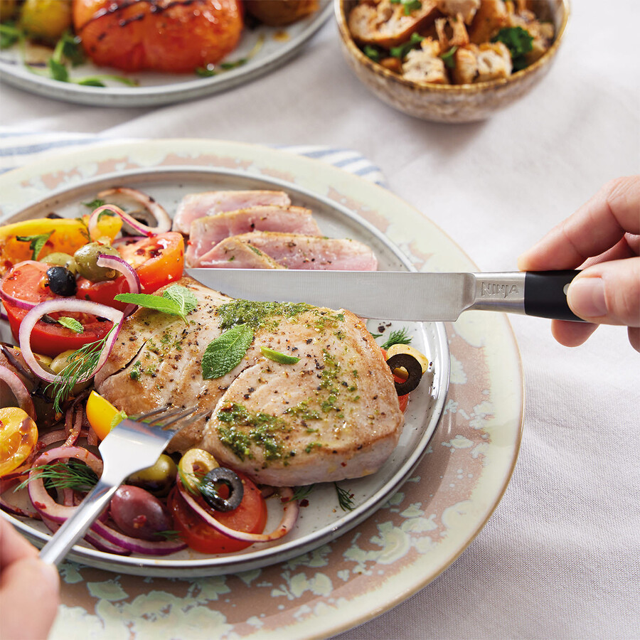 ensemble de couteaux à steak et de grill ninja foodi max pro health - ag651steak