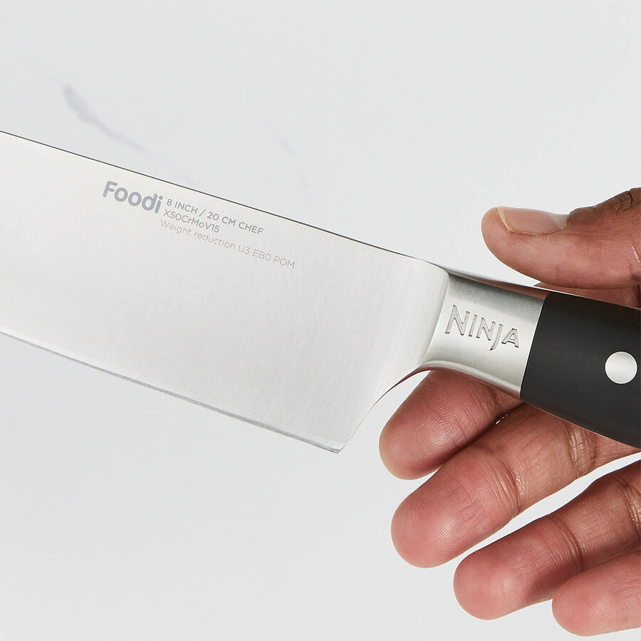 bloc à couteaux ninja foodi staysharp avec affûteur intégré – ensemble de 6 pièces cyber space k32006ukcyd
