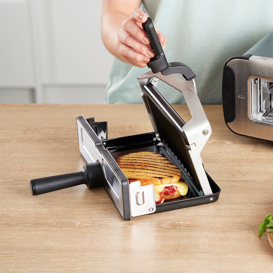 ninja foodi 3-en-1 grille-pain grill et presse à panini noir st200uk