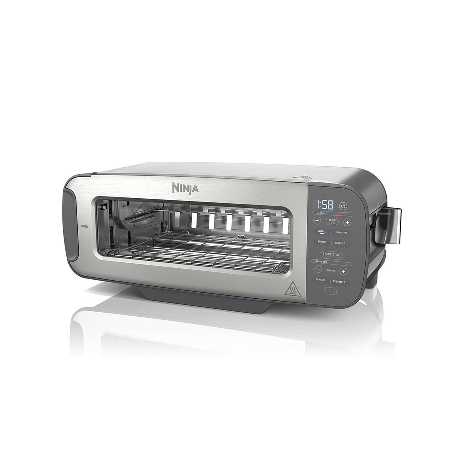 ninja foodi 3-en-1 grille-pain grill et presse à panini acier inoxydable st202uk