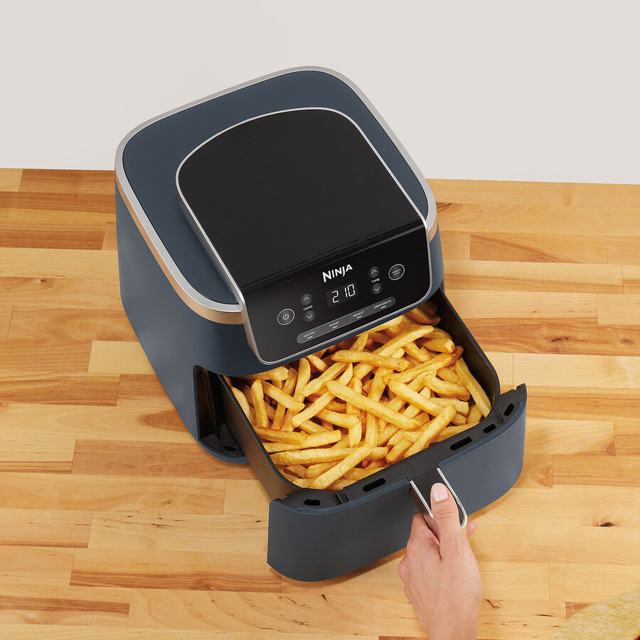 friteuse à air ninja à tiroir unique et mixeur blast max - kit de démarrage pour étudiants
