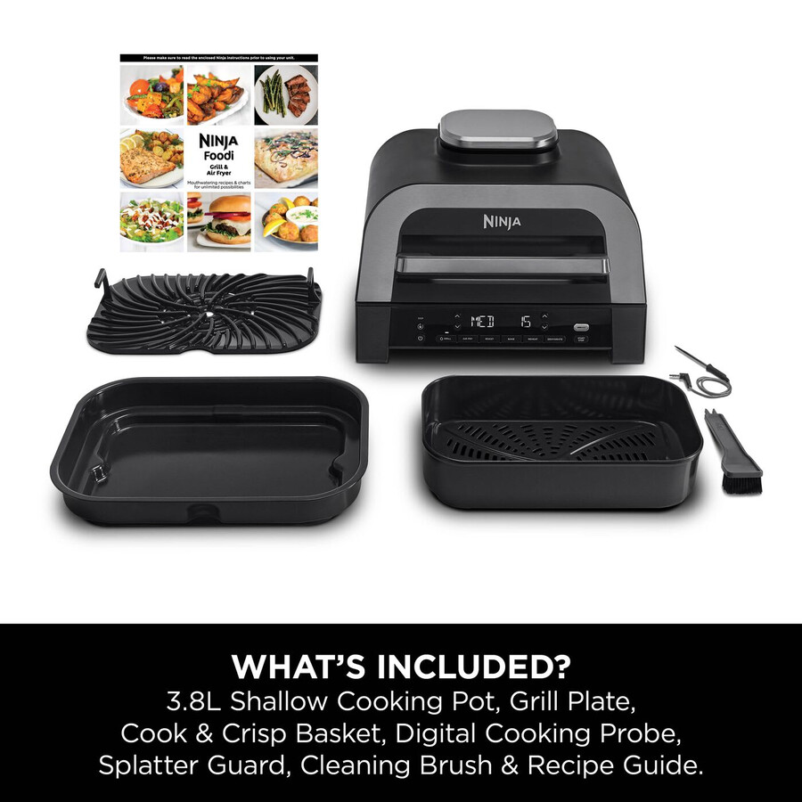 grill et friteuse à air ninja 6-en-1 max dg551uk