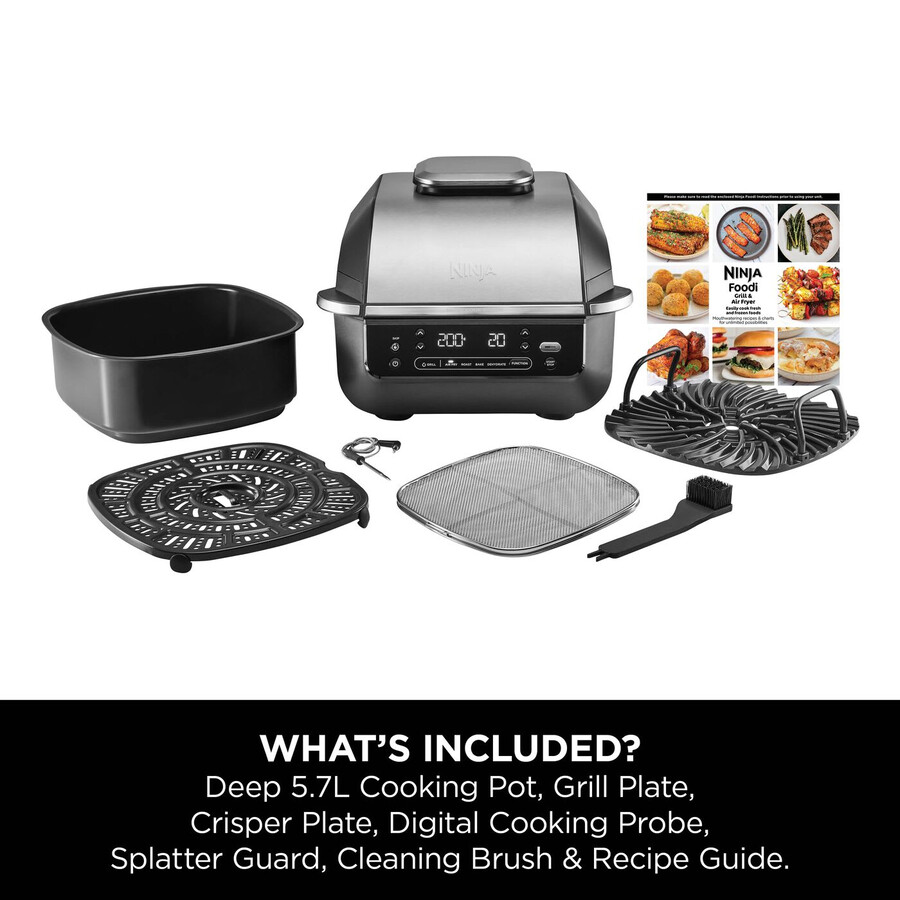 grill et friteuse à air ninja 5 en 1 eg351uk