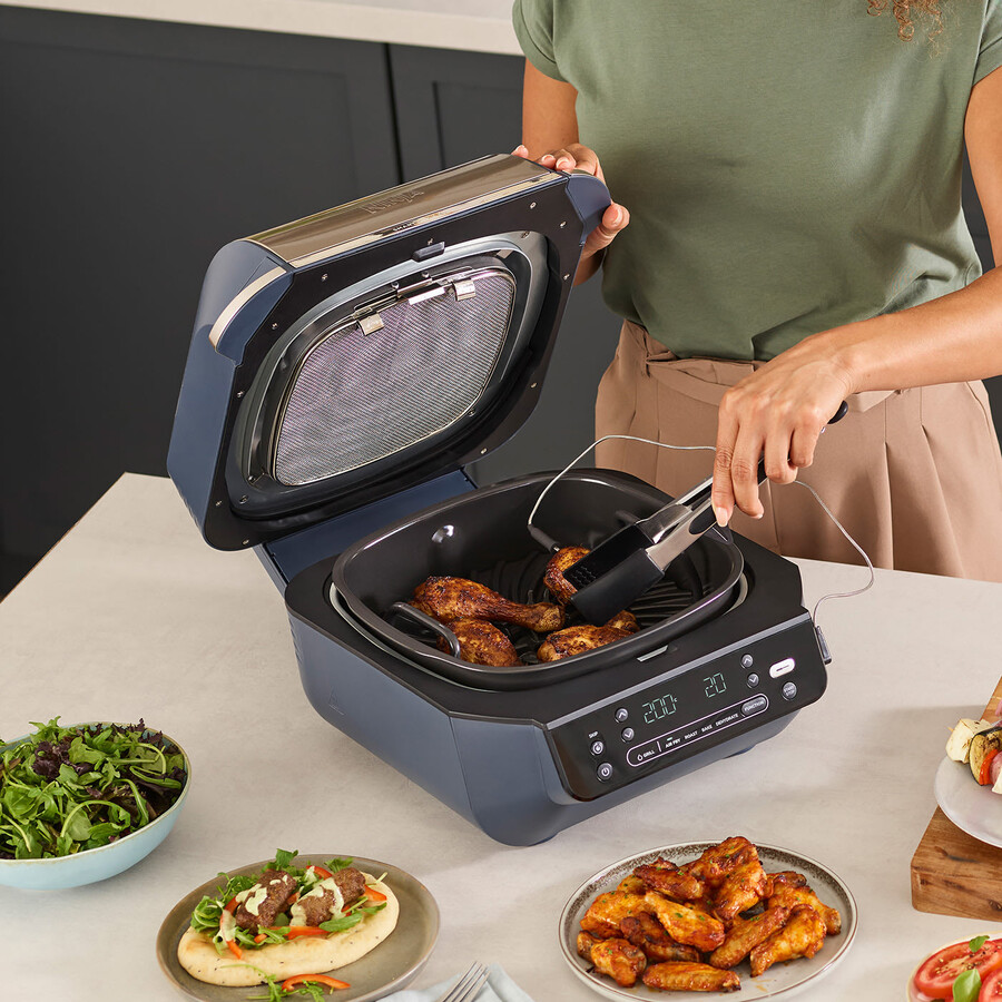 grill et friteuse à air ninja 5 en 1 - cyber space eg351ukcyd