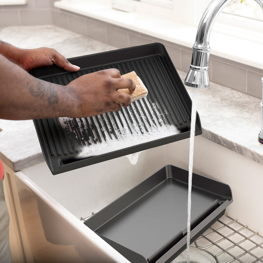 gril dintérieur et plaque de cuisson ninja sizzle gr101uk