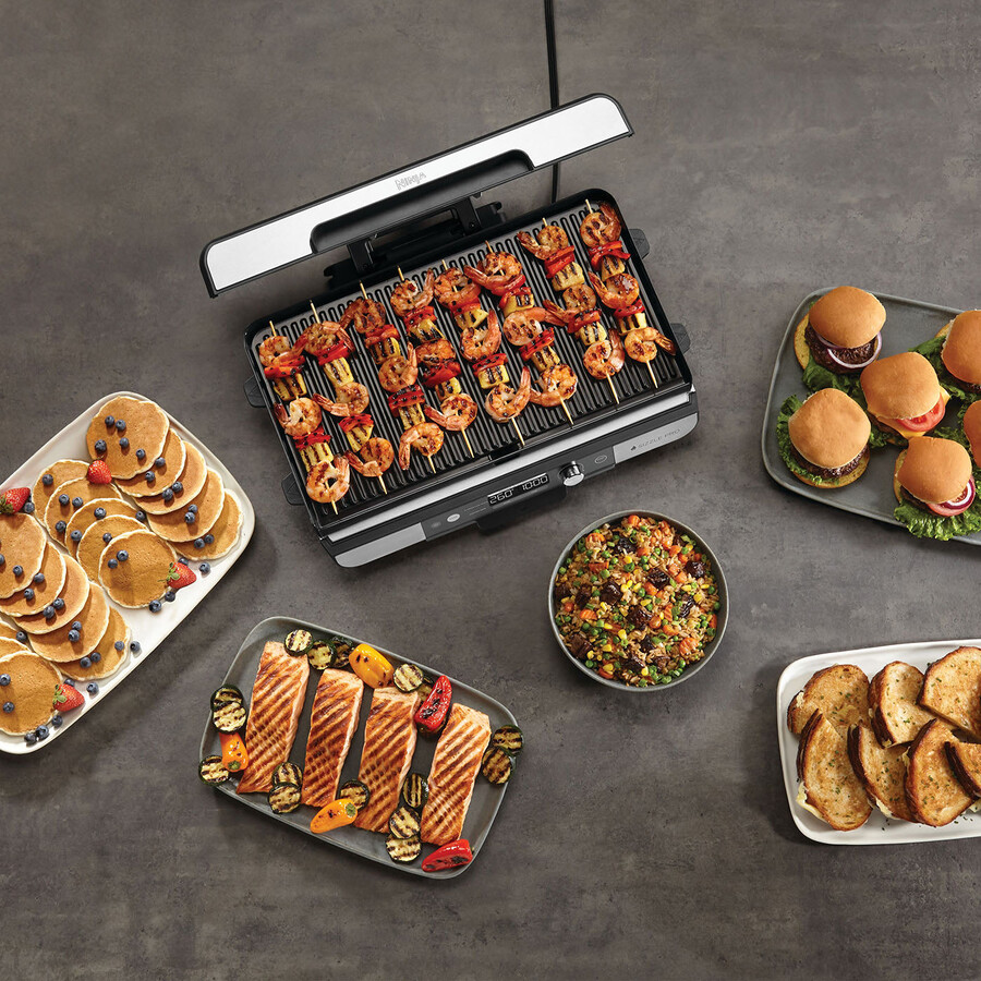 gril et plaque de cuisson ninja sizzle pro xl gx101uk