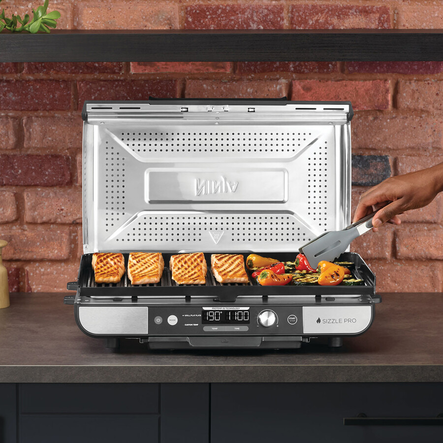 gril et plaque de cuisson ninja sizzle pro xl gx101uk