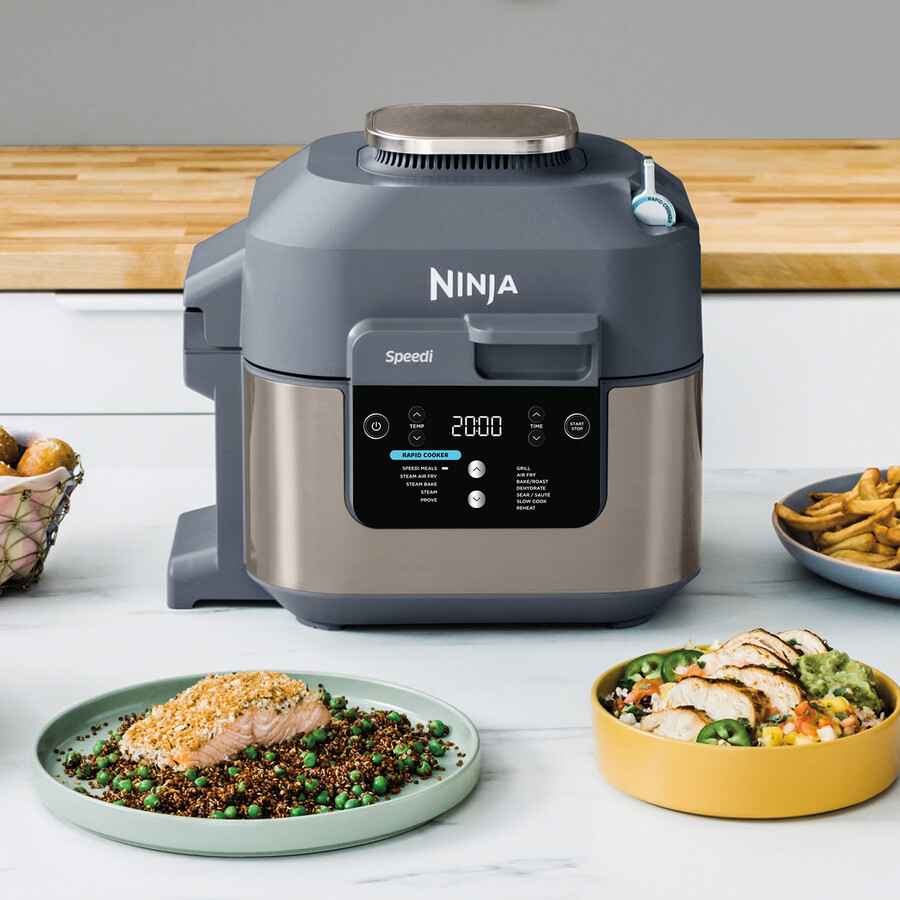 ninja speedi multicuiseur 12 en 1 friteuse à air chaud et mijoteuse - cyber space on500ukcyd