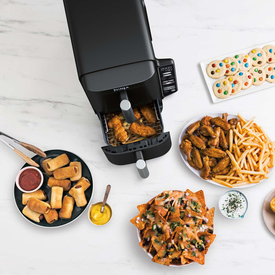 friteuse à air ninja double stack à 2 tiroirs 76 l – sl300uk