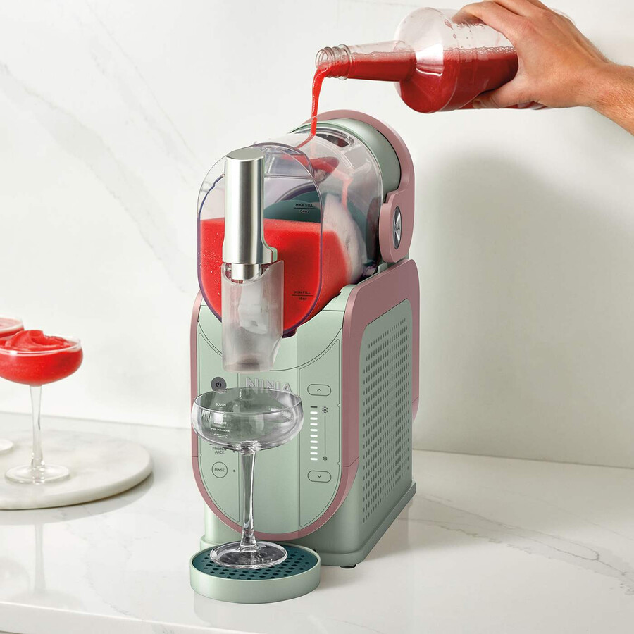 machine à boissons glacées ninja slushi - matcha fraise givré fs301ukmtpk