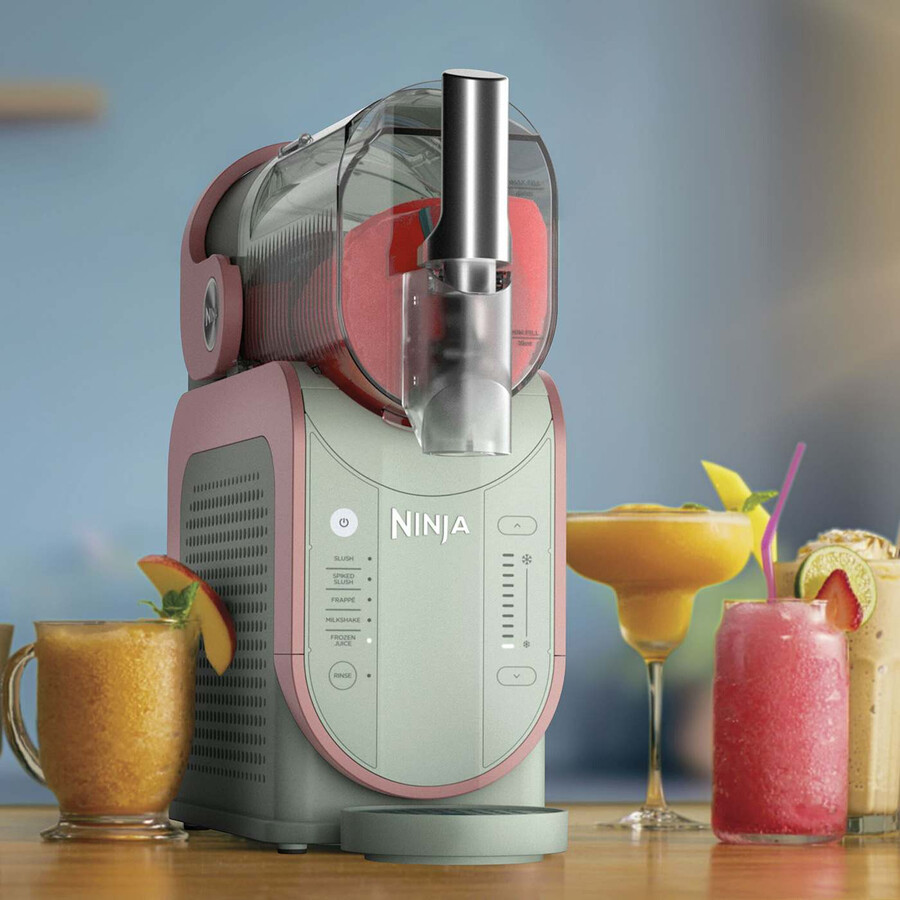 machine à boissons glacées ninja slushi - matcha fraise givré fs301ukmtpk