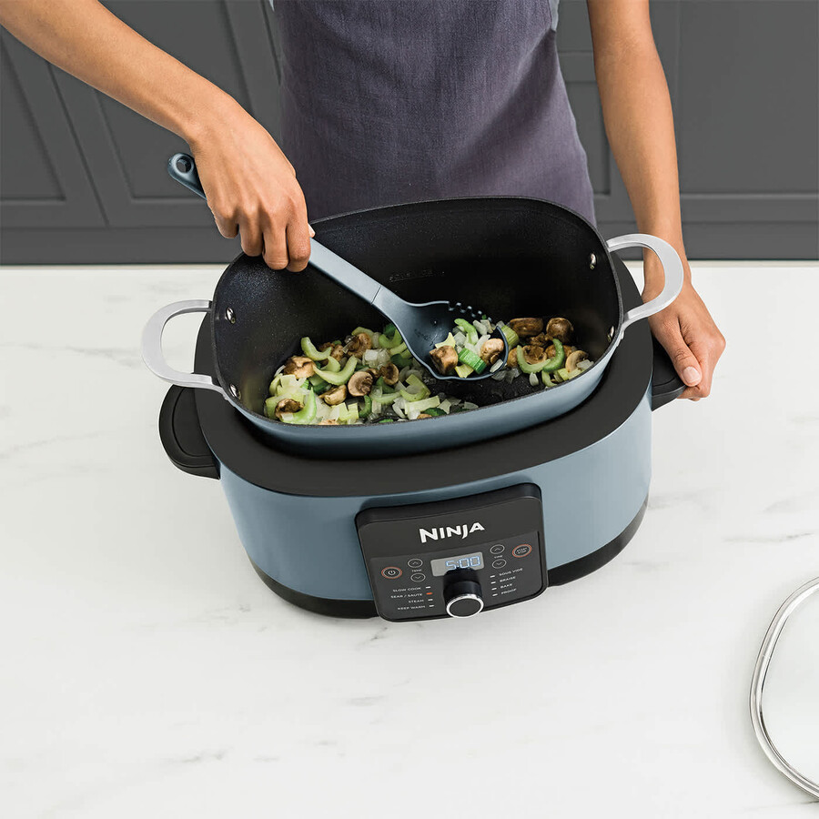 ninja foodi 8-en-1 possiblecooker mijoteuse et multicuiseur gris sel marin mc1001uk