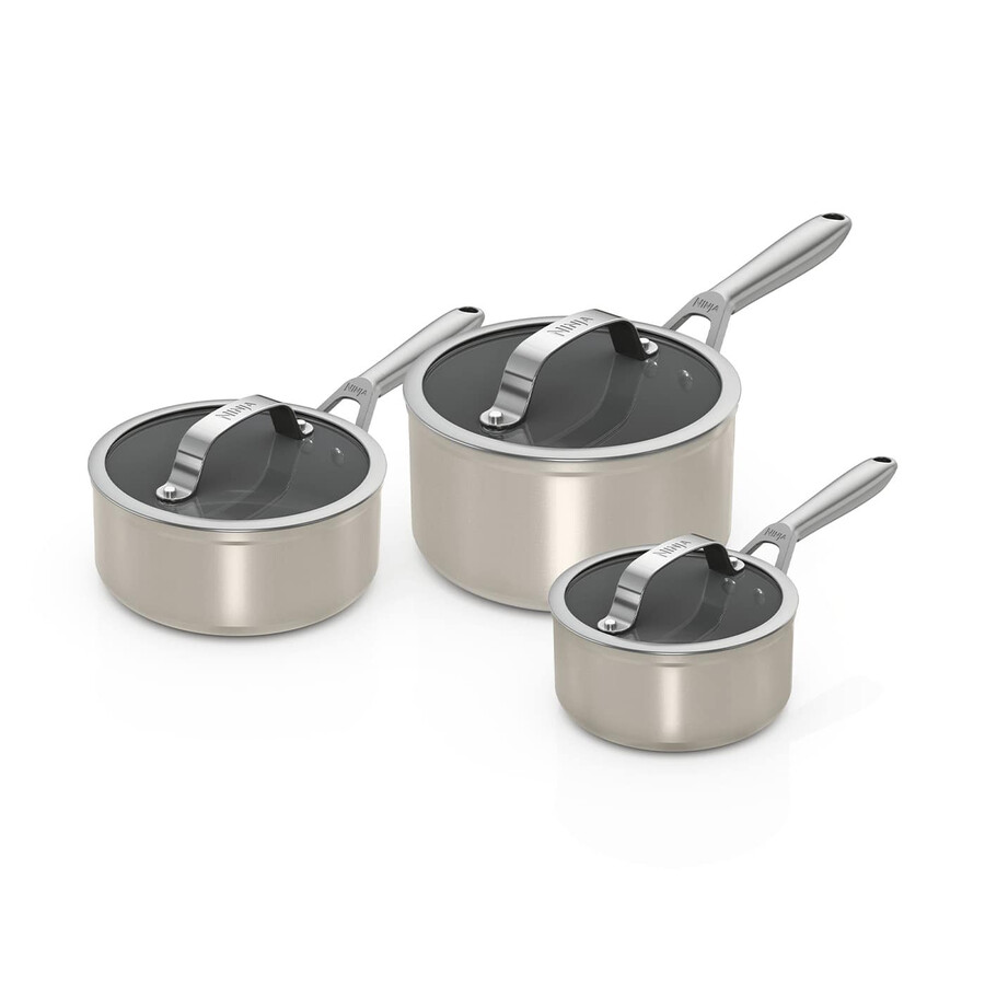 ensemble de 3 casseroles ninja ceramic pro – pierre
