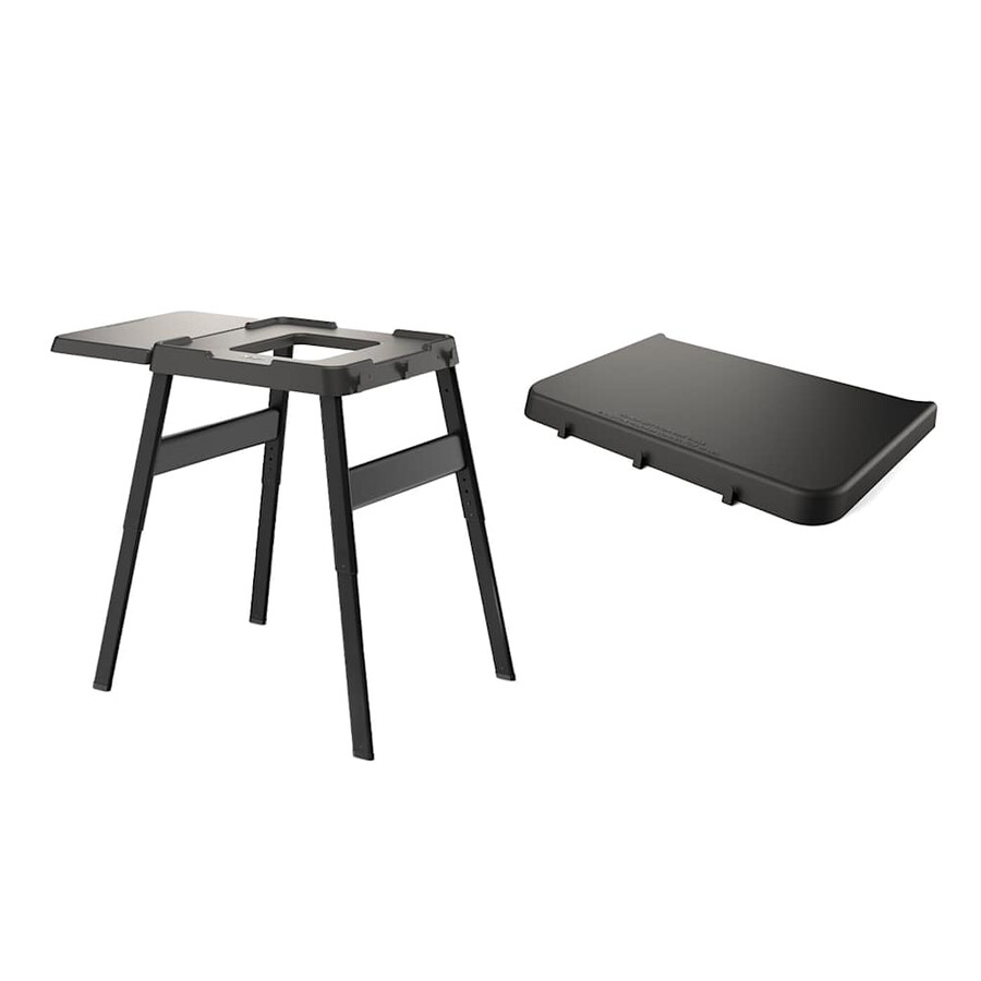 support réglable pour poêle à bois ninja avec table dappoint supplémentaire