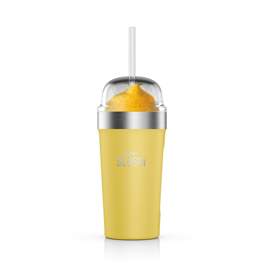 gobelet isotherme ninja slushi avec couvercle et paille - jaune xskbblyleuk