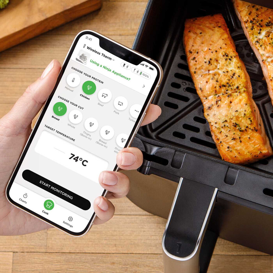 thermomètre sans fil ninja prochef wp100eu