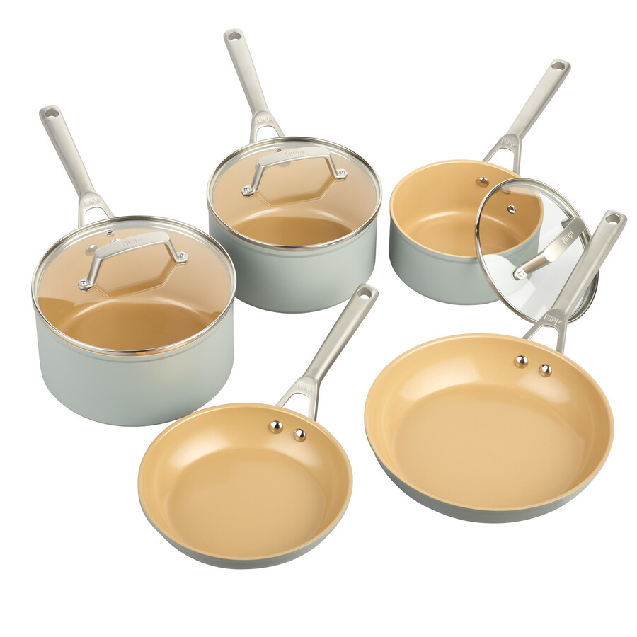 ensemble de 5 pièces ninja en céramique longue durée poêle et casserole - cw95000euukdb