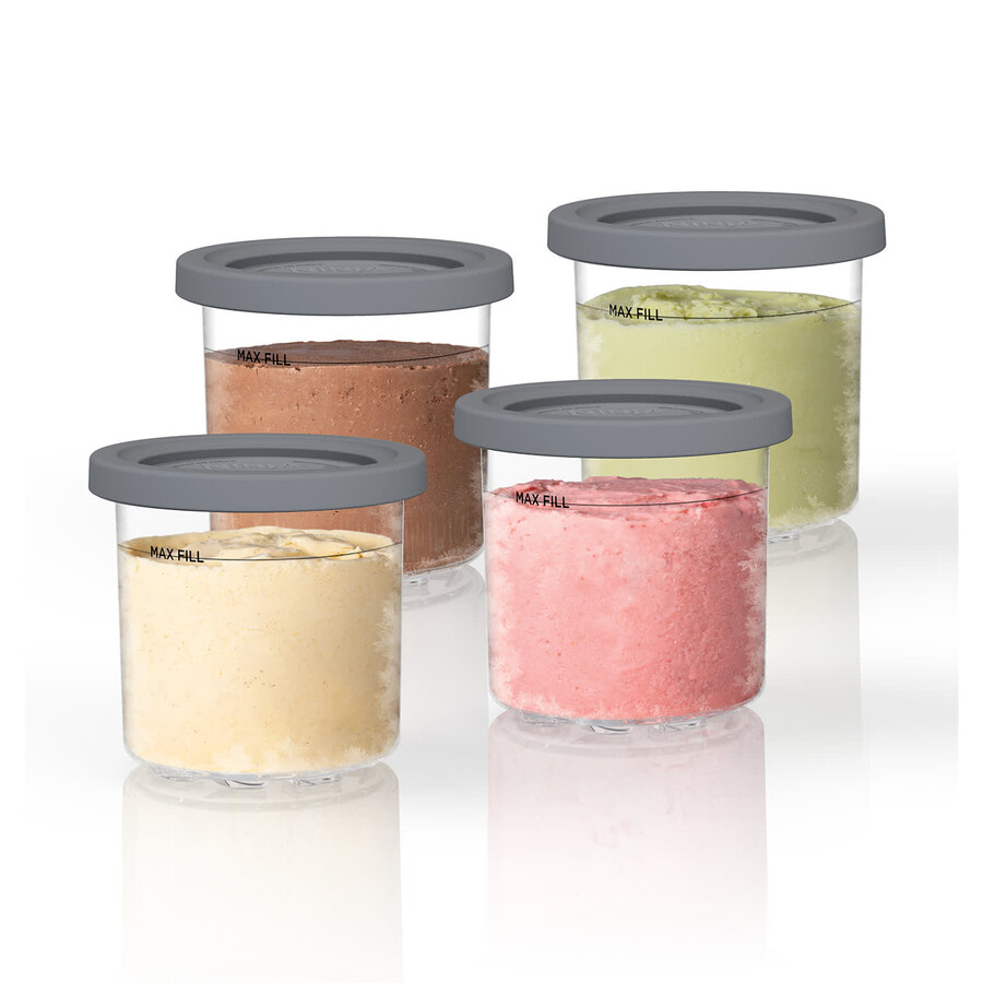 sorbetière et sorbetière ninja creami lot de 6 bacs avec couvercles multicolores