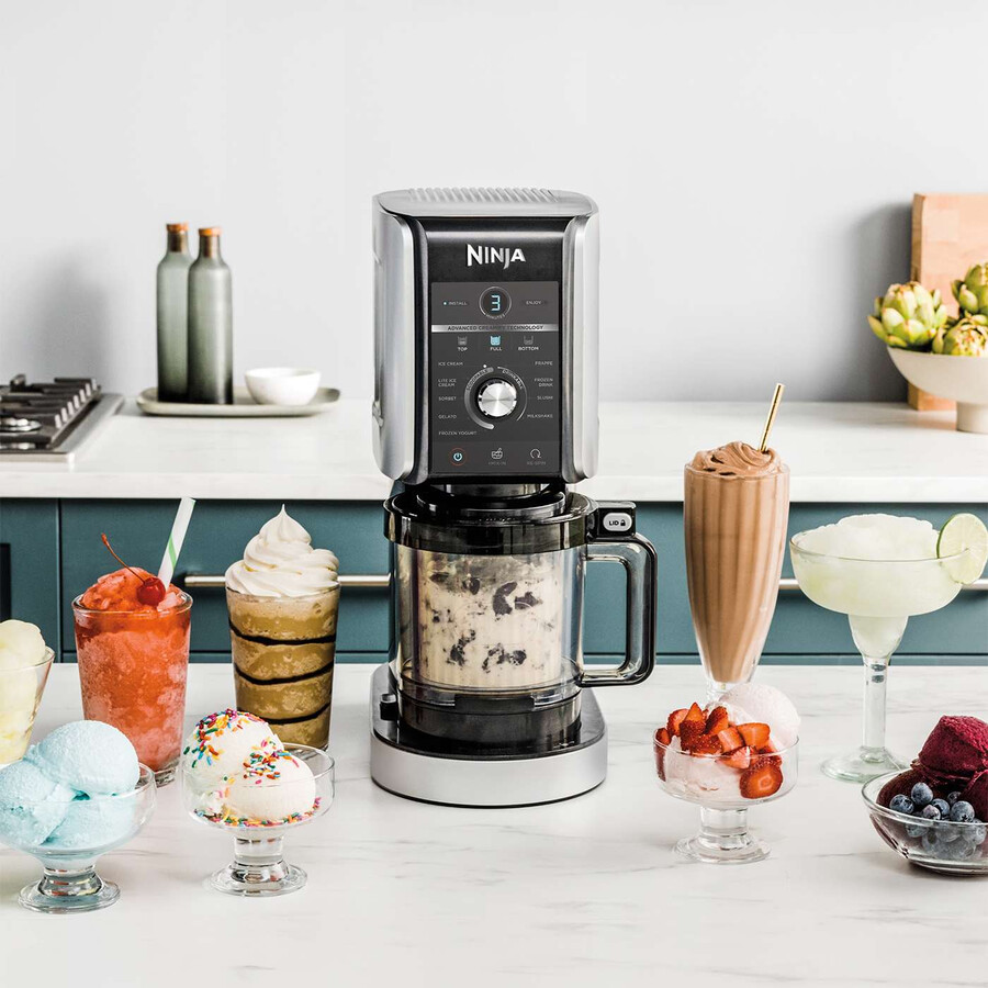 machine à glaces et boissons glacées ninja creami deluxe 10 en 1 nc501uk