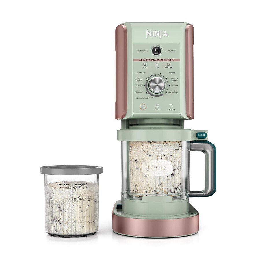 machine à glaces et boissons glacées ninja creami deluxe 10 en 1 nc501ukmtpk