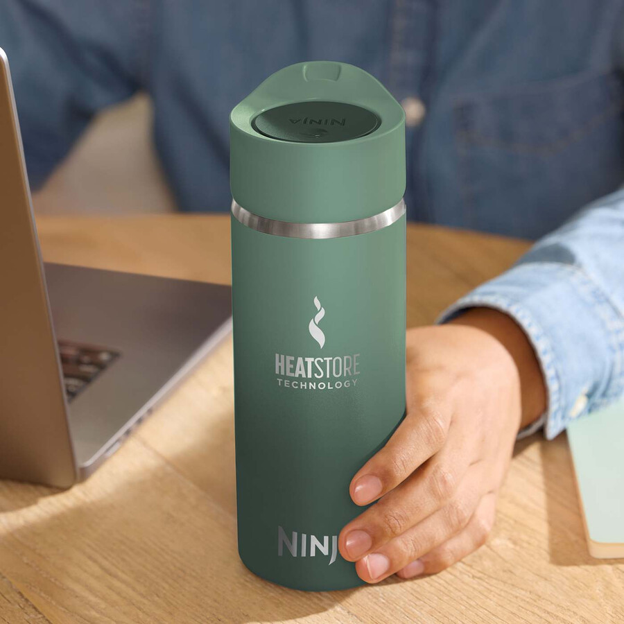 mug de voyage ninja 400 ml sip perfect – vert dw1603euukgn
