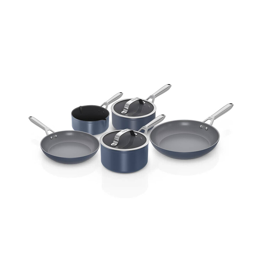 ensemble de 5 poêles ninja zerostick ceramic pro – bleu nuit
