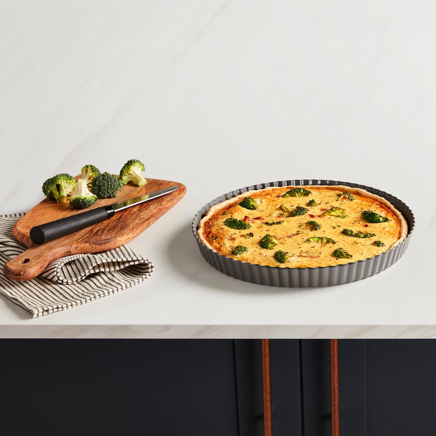 moule à tarte tartelette et flan ninja foodi zerostick 25 cm