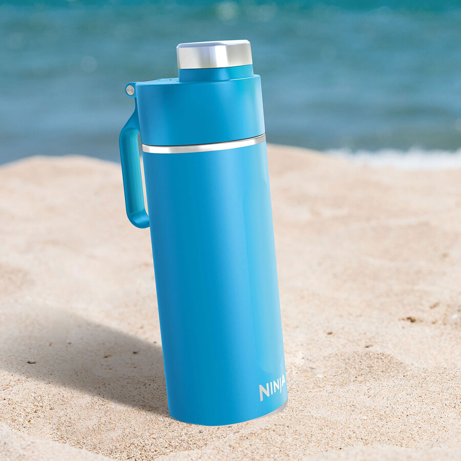 bouteille de voyage ninja thirsti 530 ml – bleu tropical dw1801euuksb