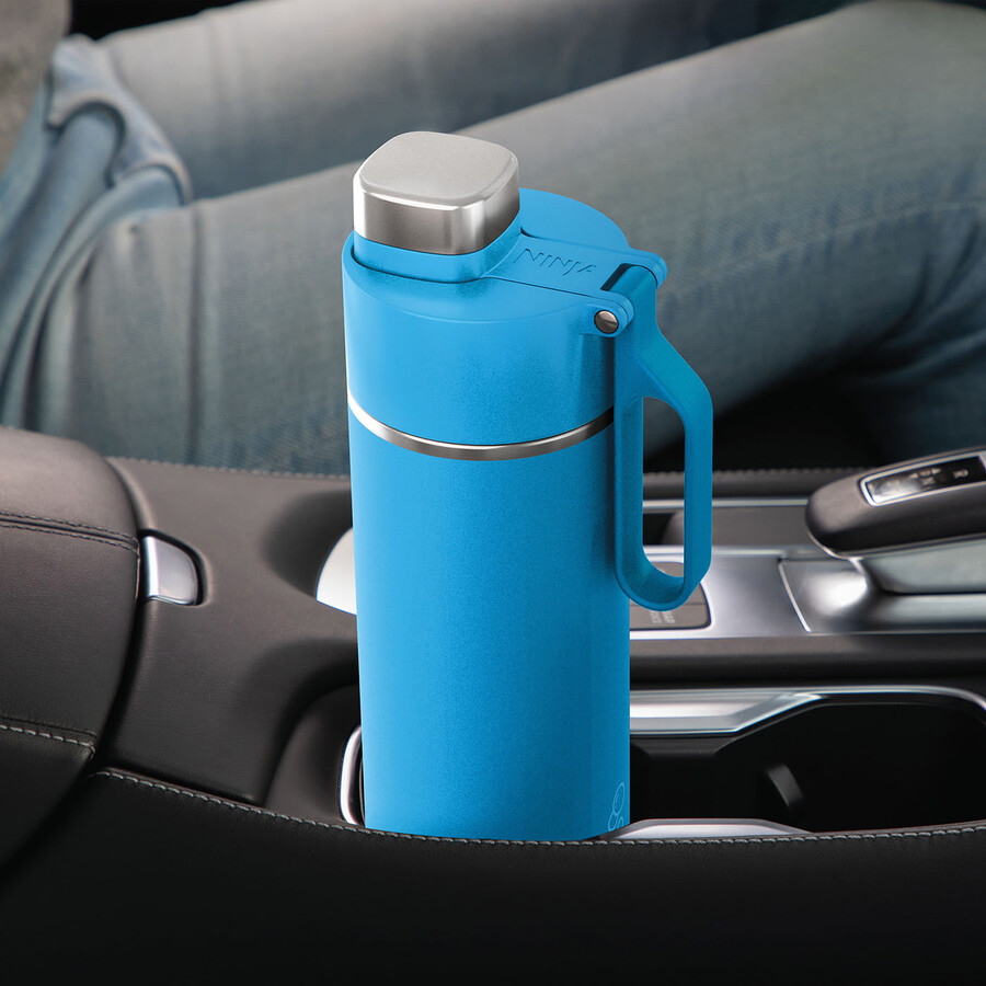 bouteille de voyage ninja thirsti 530 ml – bleu tropical dw1801euuksb
